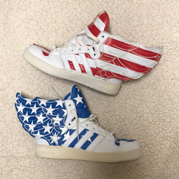 Adidas Jeremy Scott Stars And Stripes 